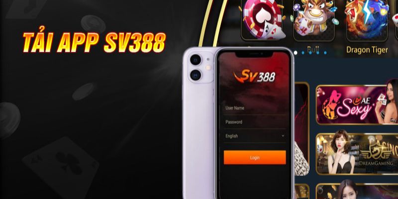 App SV388 đầy đủ những tính năng như trên trang chủ nhà cái 